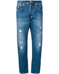 Мужские синие рваные джинсы от Haikure