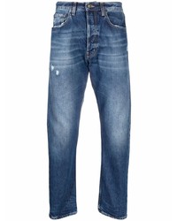 Мужские синие рваные джинсы от Haikure