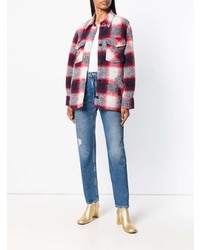 Женские синие рваные джинсы от Dondup