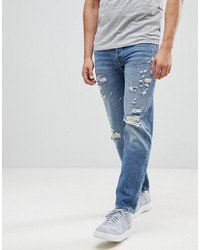 Мужские синие рваные джинсы от Jack & Jones