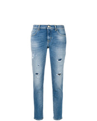 Женские синие рваные джинсы от Jacob Cohen