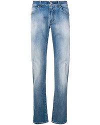 Мужские синие рваные джинсы от Karl Lagerfeld