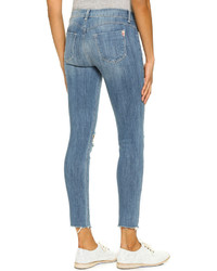 Женские синие рваные джинсы от Siwy