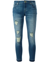 Женские синие рваные джинсы от MICHAEL Michael Kors