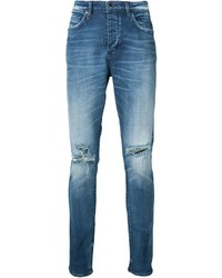Мужские синие рваные джинсы от Neuw