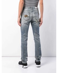 Мужские синие рваные джинсы от God's Masterful Children