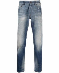 Мужские синие рваные джинсы от PT TORINO