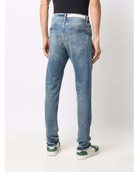 Мужские синие рваные джинсы от VAL KRISTOPHE