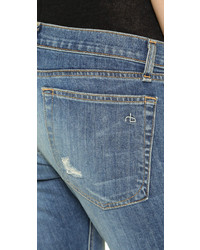 Женские синие рваные джинсы от Rag and Bone