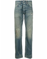 Мужские синие рваные джинсы от Ralph Lauren RRL