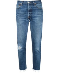 Женские синие рваные джинсы от RE/DONE