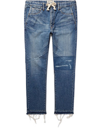Мужские синие рваные джинсы от Remi Relief