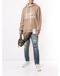 Мужские синие рваные джинсы от Maison Mihara Yasuhiro