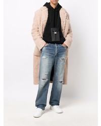 Мужские синие рваные джинсы от Ambush