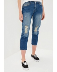 Женские синие рваные джинсы от SH