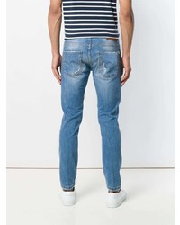 Мужские синие рваные джинсы от Entre Amis