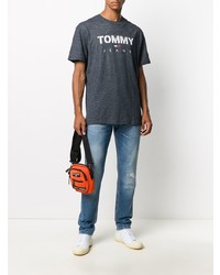 Мужские синие рваные джинсы от Tommy Hilfiger