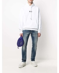 Мужские синие рваные джинсы от Diesel