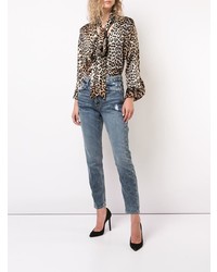 Женские синие рваные джинсы от Grlfrnd