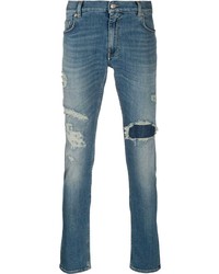 Мужские синие рваные джинсы от Tommy Hilfiger