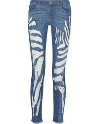 Женские синие рваные джинсы от Topshop
