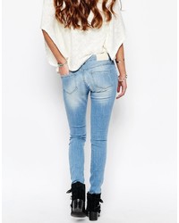 Женские синие рваные джинсы от Only