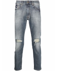 Мужские синие рваные джинсы от VERSACE JEANS COUTURE