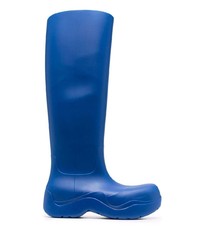Мужские синие резиновые ботинки челси от Bottega Veneta
