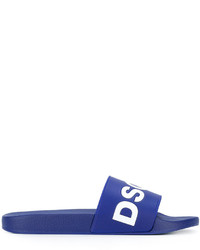 Мужские синие резиновые сандалии от DSQUARED2