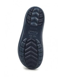 Женские синие резиновые сапоги от Crocs