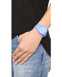 Женские синие резиновые часы от Nixon