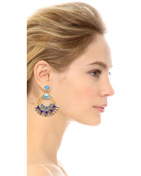 Синие серьги от Elizabeth Cole