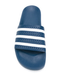 Мужские синие сланцы от adidas