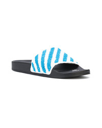 Мужские синие сланцы от Off-White