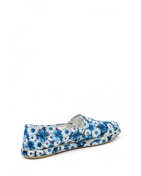 Женские синие слипоны от El Tempo