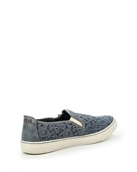 Женские синие слипоны от Mustang