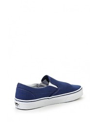 Женские синие слипоны от Vans