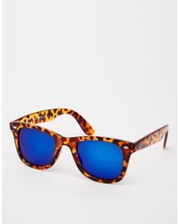 Женские синие солнцезащитные очки от Asos