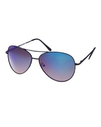 Женские синие солнцезащитные очки от Asos