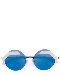 Женские синие солнцезащитные очки от Bulgari
