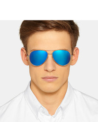 Мужские синие солнцезащитные очки