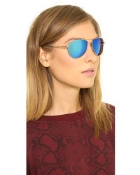 Женские синие солнцезащитные очки от Oliver Peoples