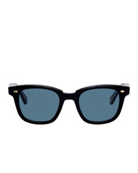 Мужские синие солнцезащитные очки от Garrett Leight