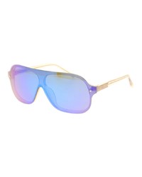 Женские синие солнцезащитные очки от Linda Farrow