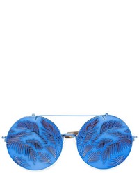 Женские синие солнцезащитные очки от Matthew Williamson