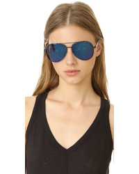 Женские синие солнцезащитные очки от Matthew Williamson