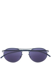 Женские синие солнцезащитные очки от Mykita