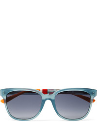 Мужские синие солнцезащитные очки от Orlebar Brown