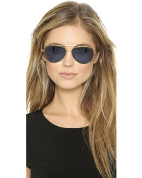 Женские синие солнцезащитные очки от Dita