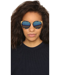 Женские синие солнцезащитные очки от Matthew Williamson